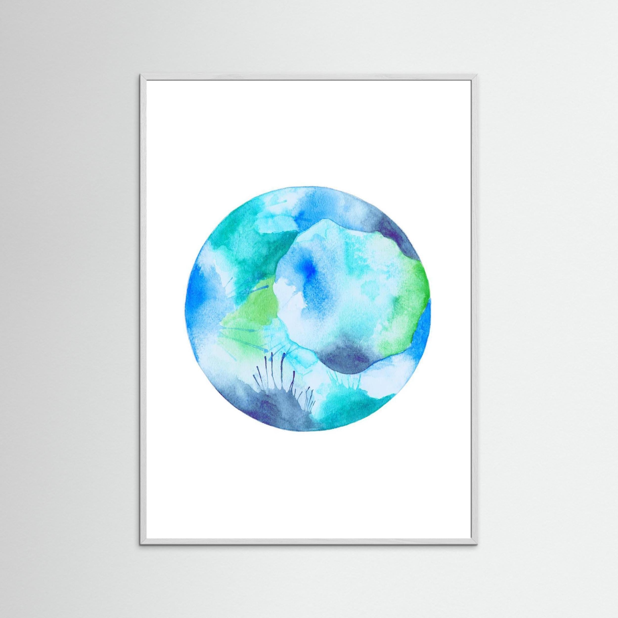Turquoise Full Moon