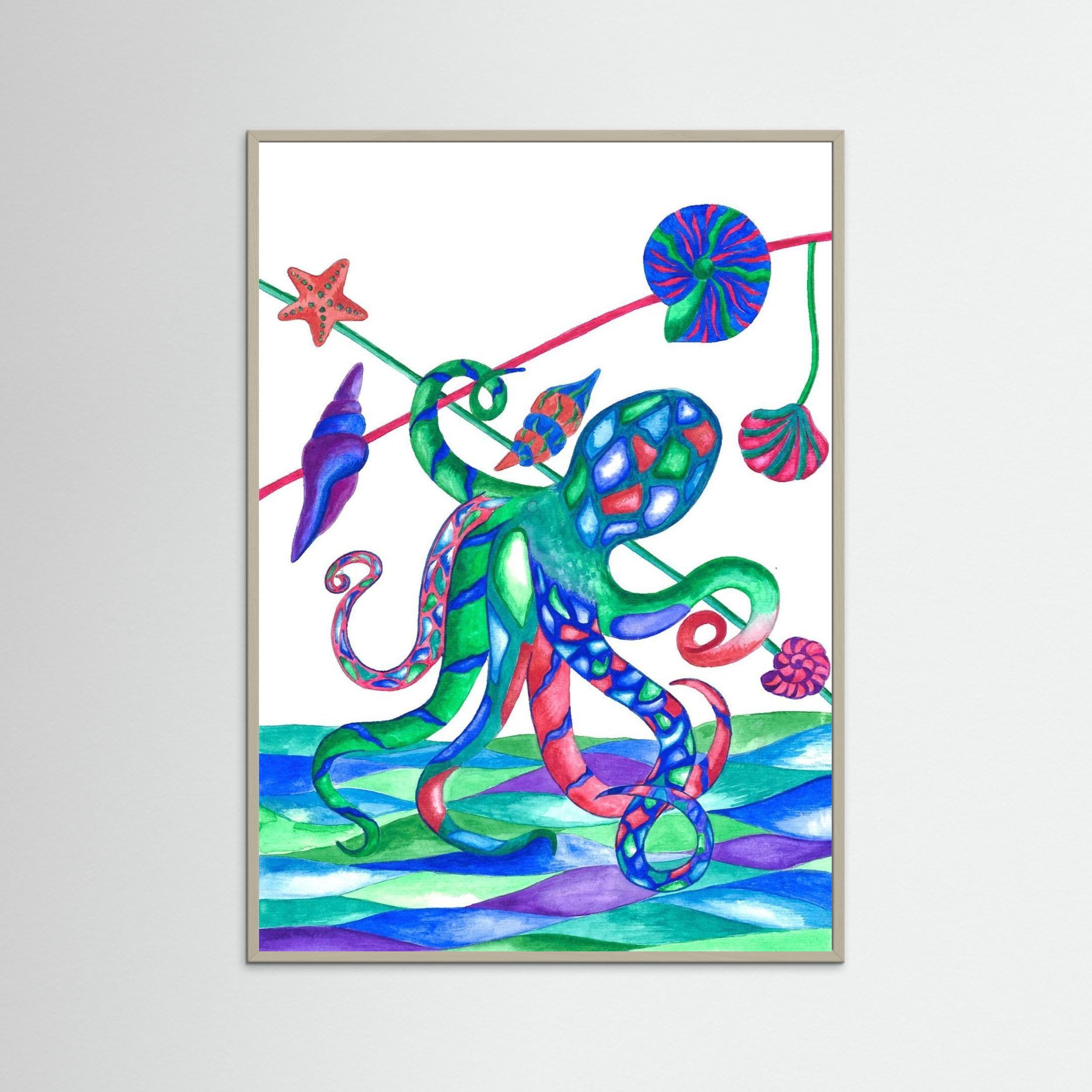 Muse and the Sea. Octopus.