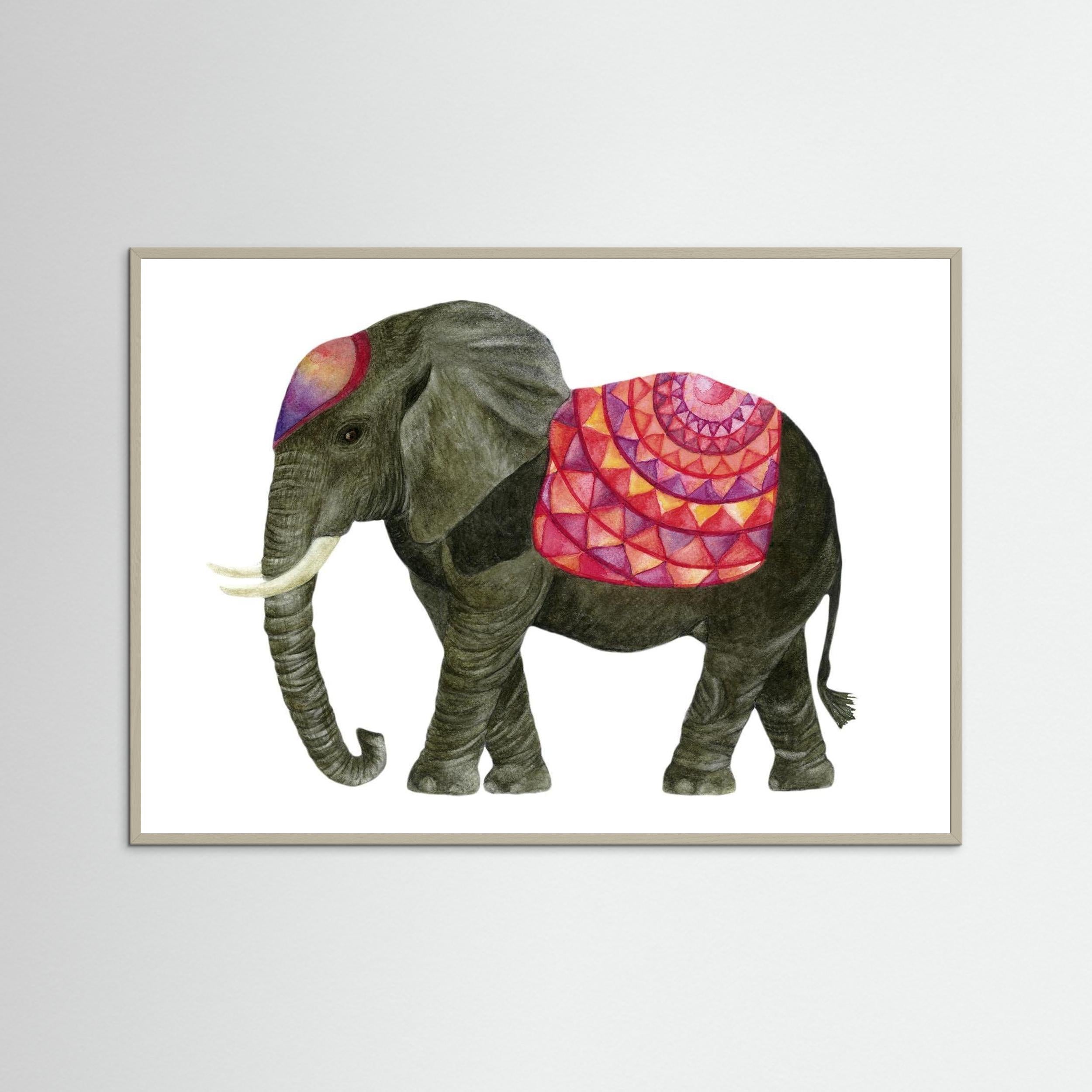 Mandala Elephant I