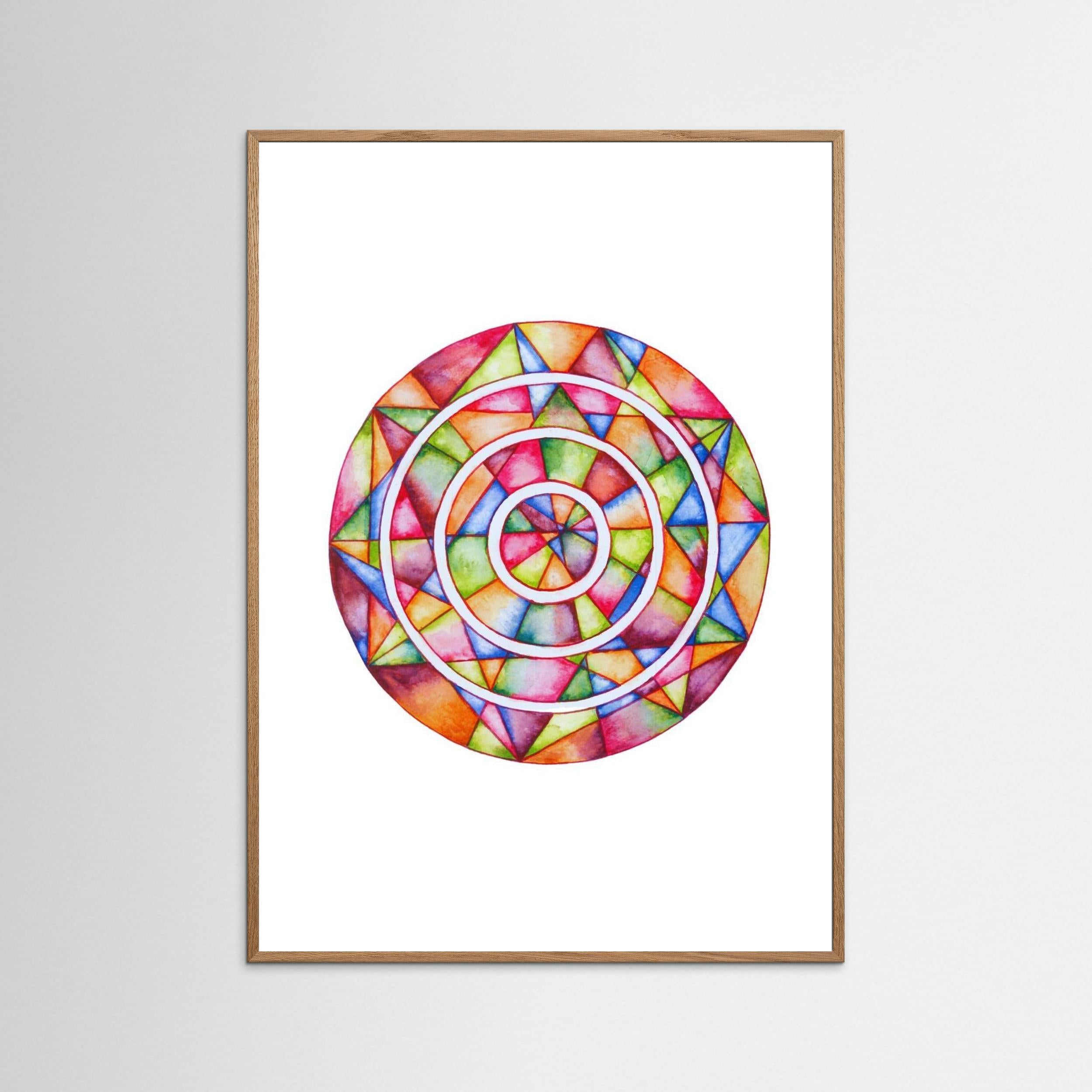 Red Mirror Mandala