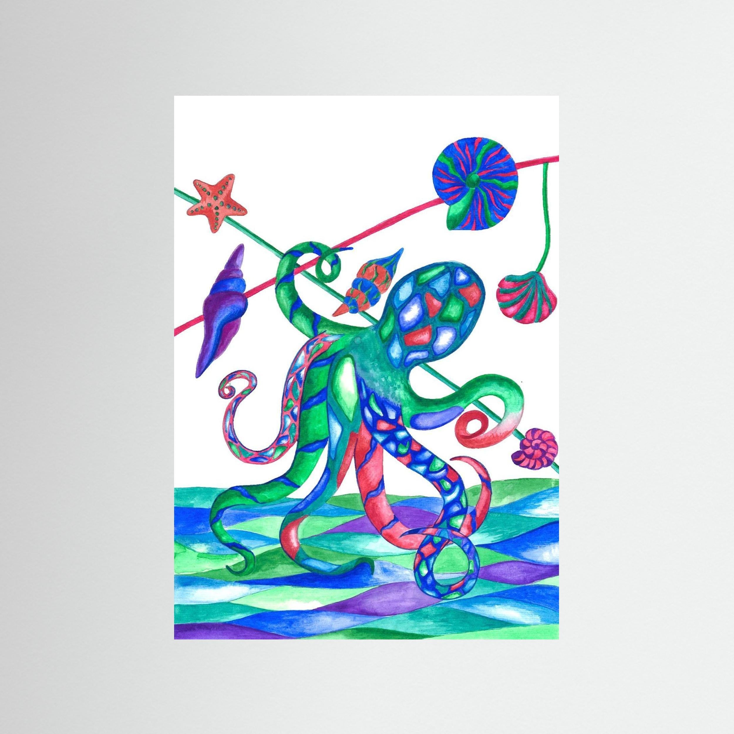 Muse and the Sea. Octopus.