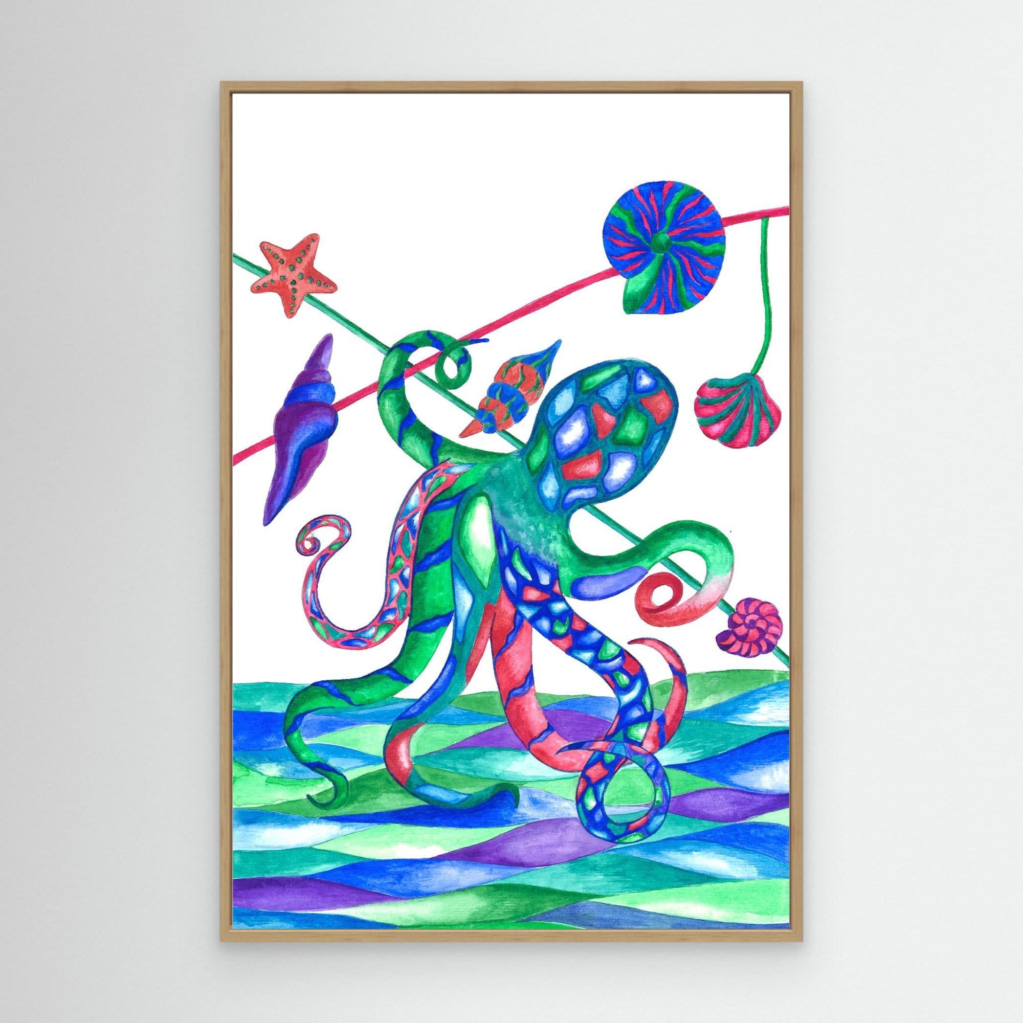 Muse and the Sea. Octopus