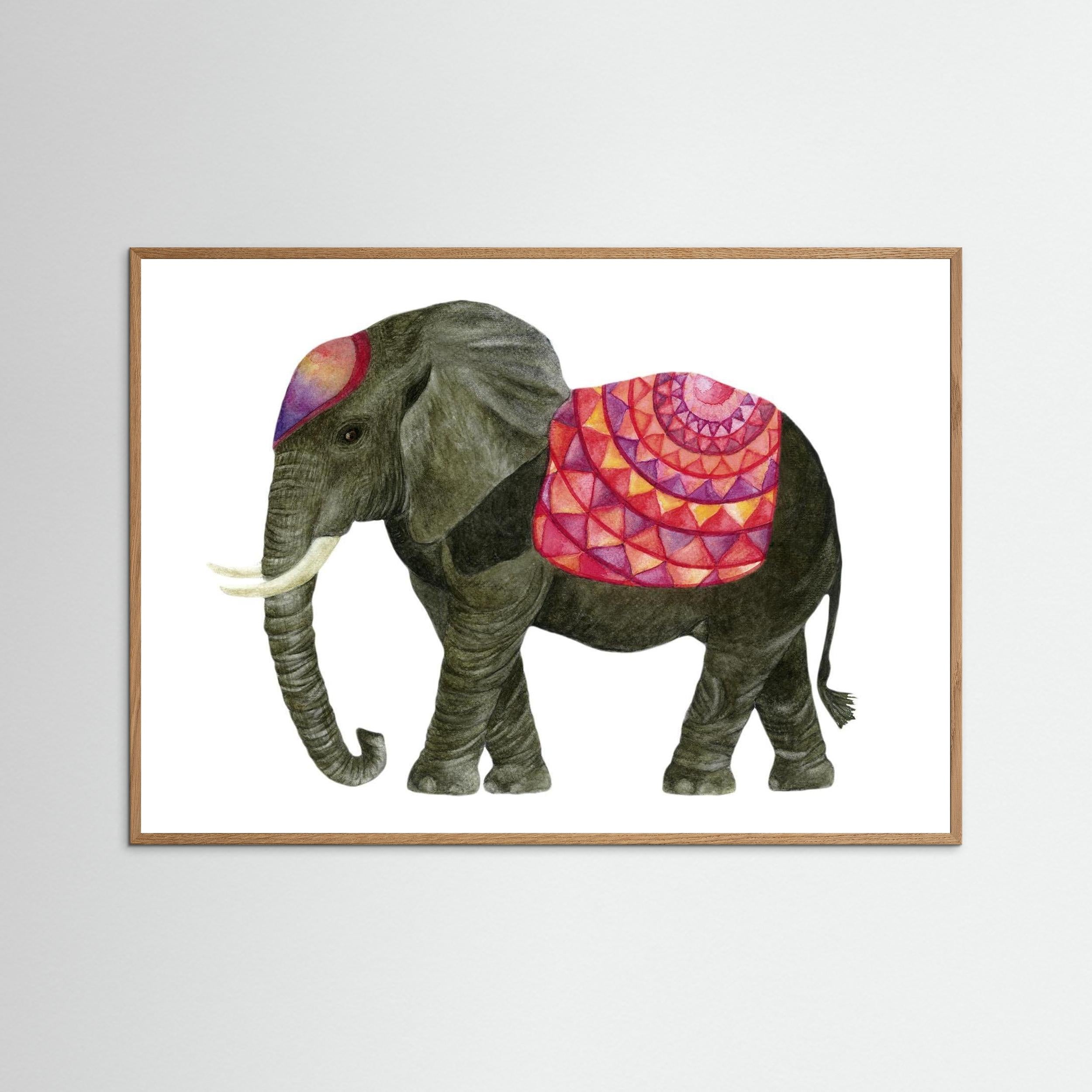 Mandala Elephant I