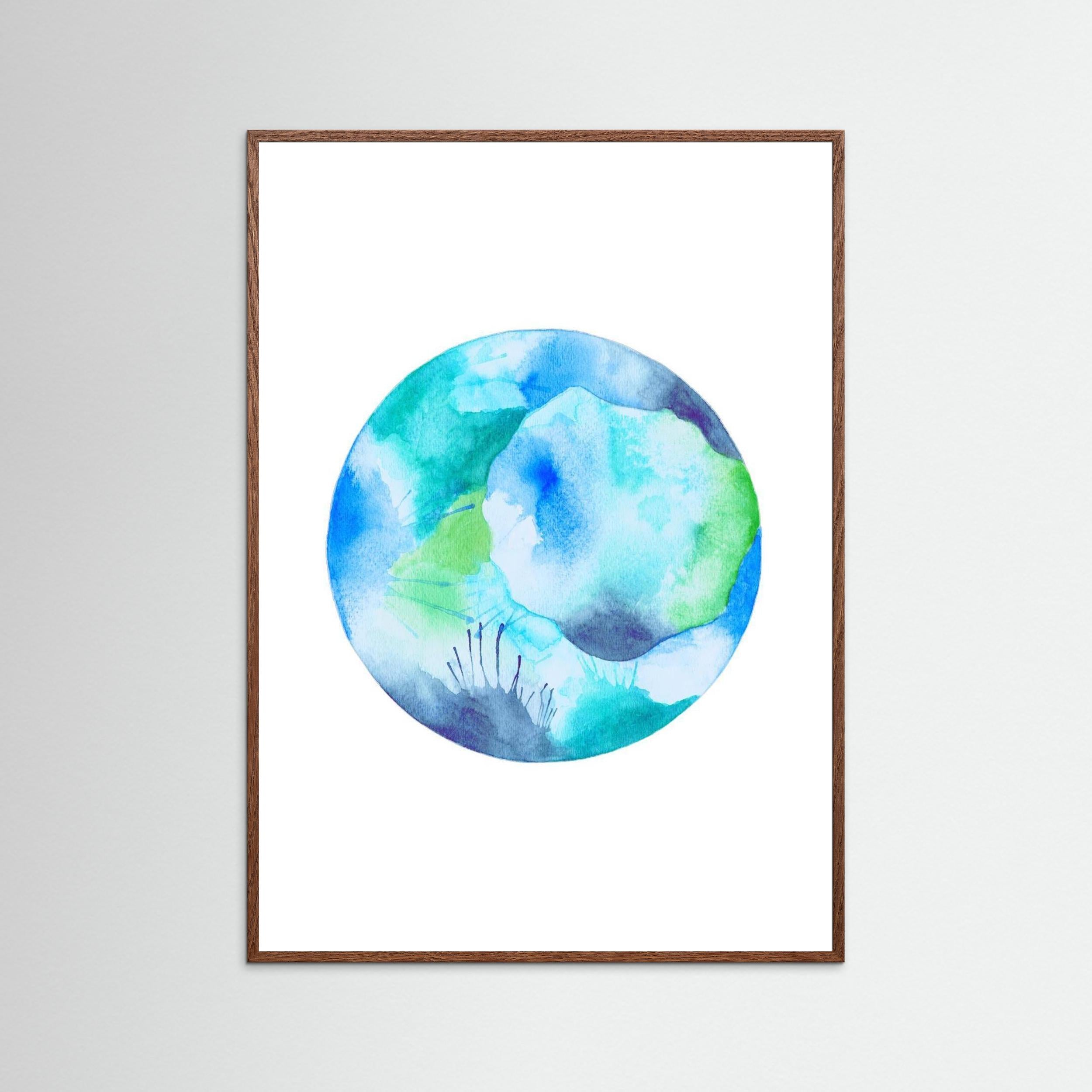 Turquoise Full Moon