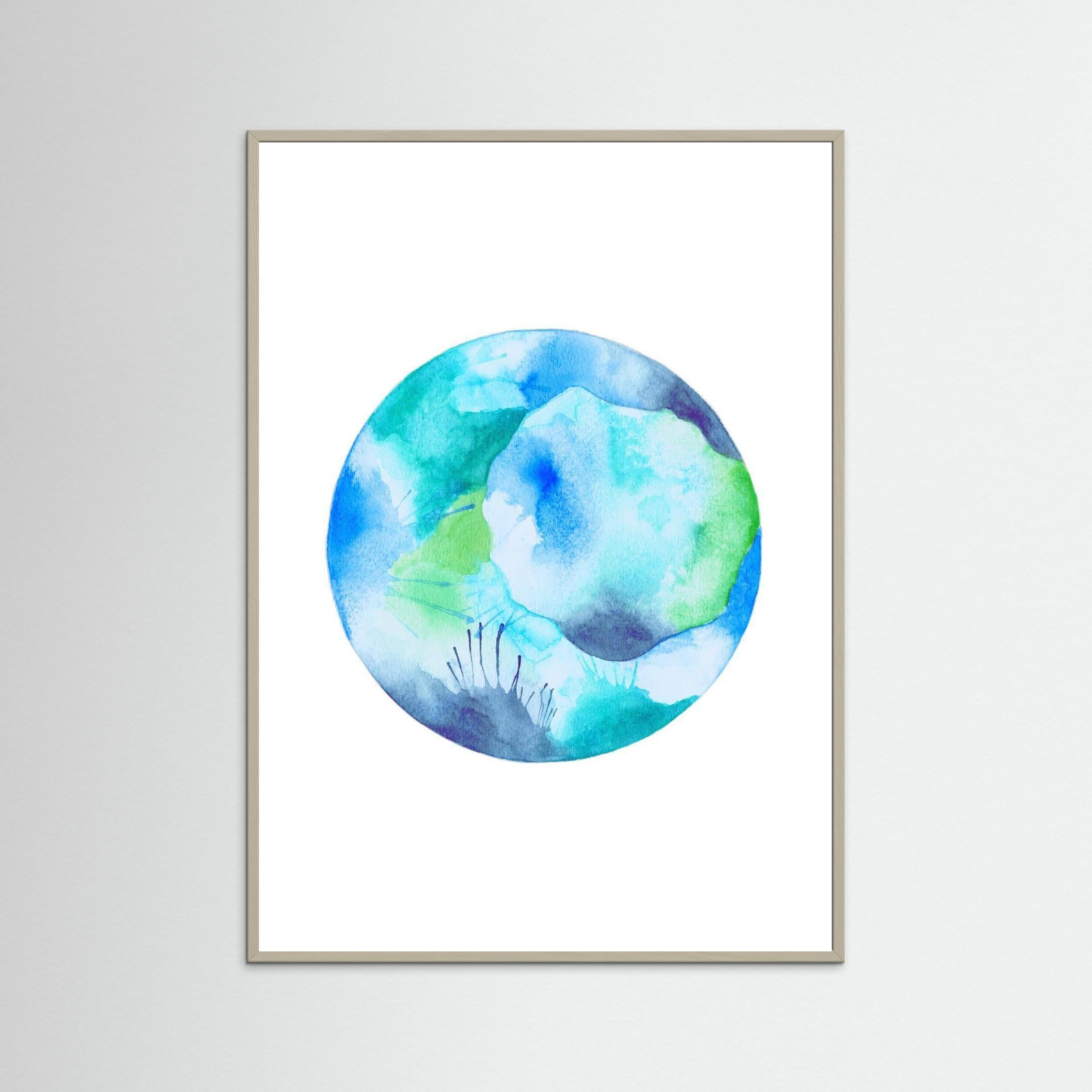 Turquoise Full Moon