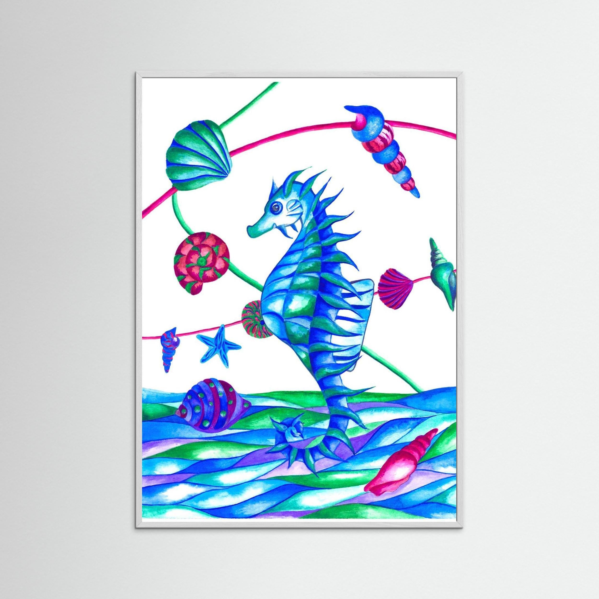 Muse and the Sea. Seahorse
