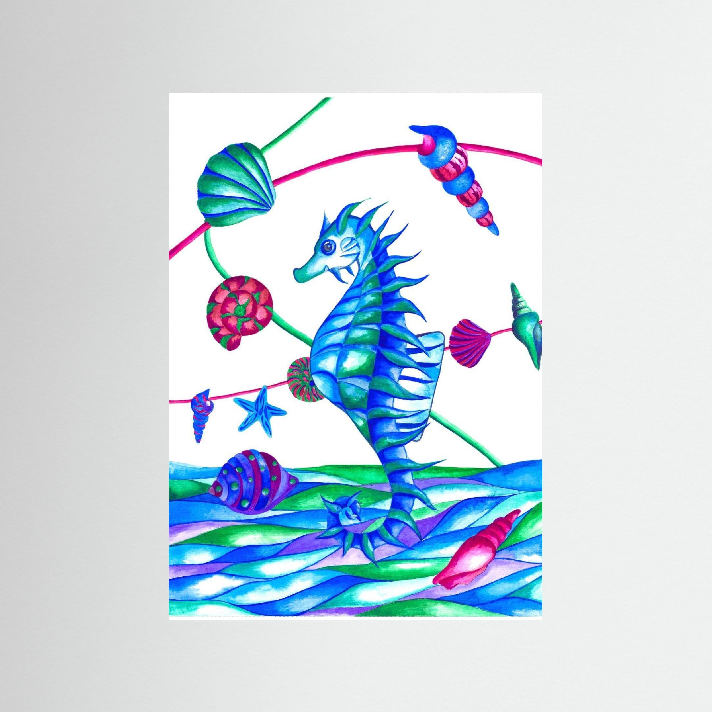 Muse and the Sea. Seahorse