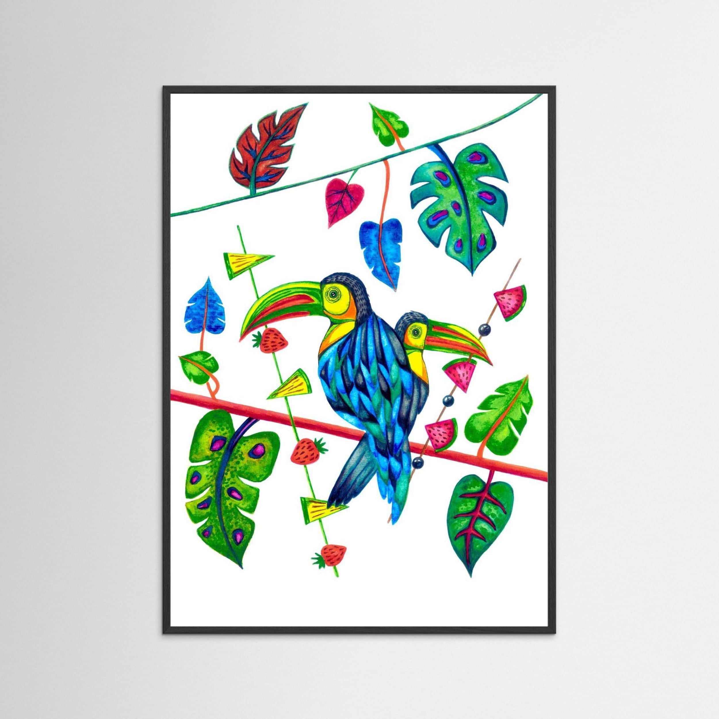 Two Toucans in Spring
