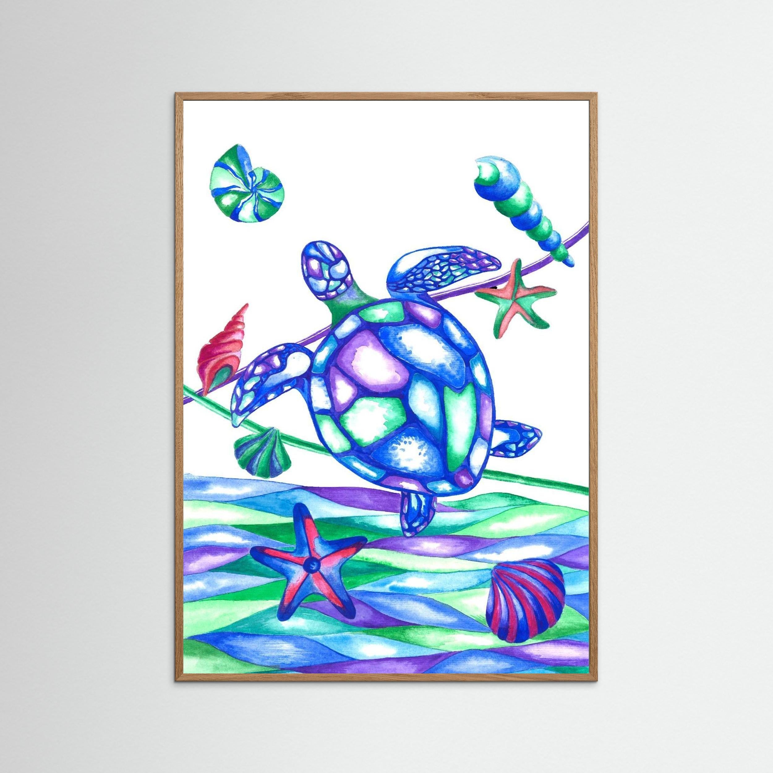 Muse and the Sea. Turtle