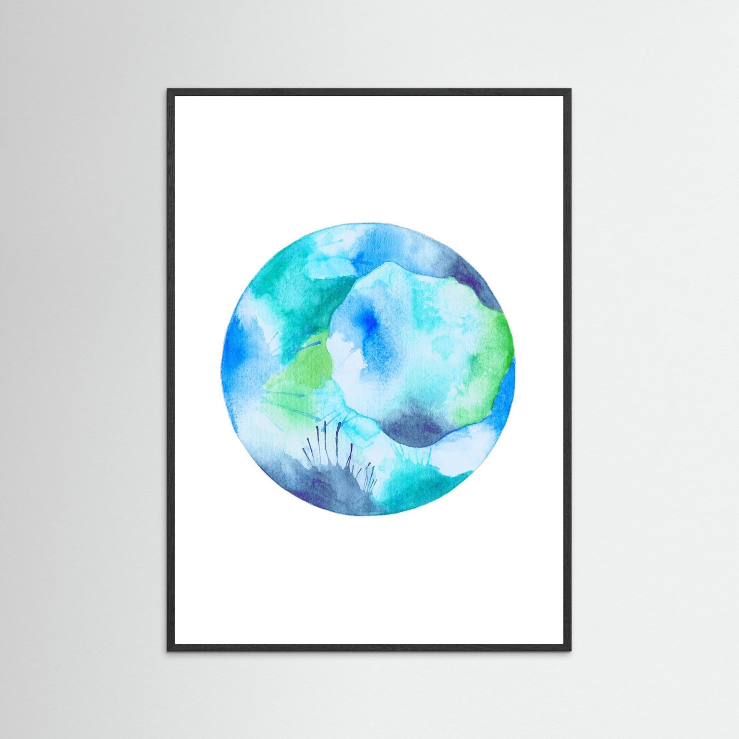 Turquoise Full Moon