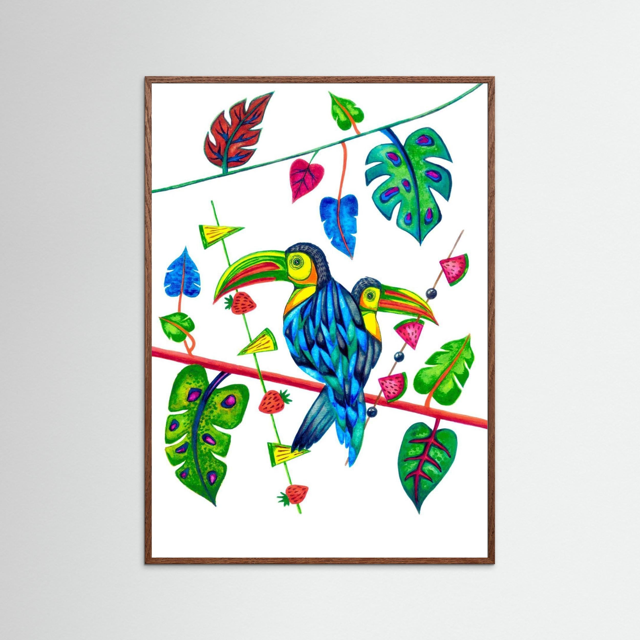 Two Toucans in Spring
