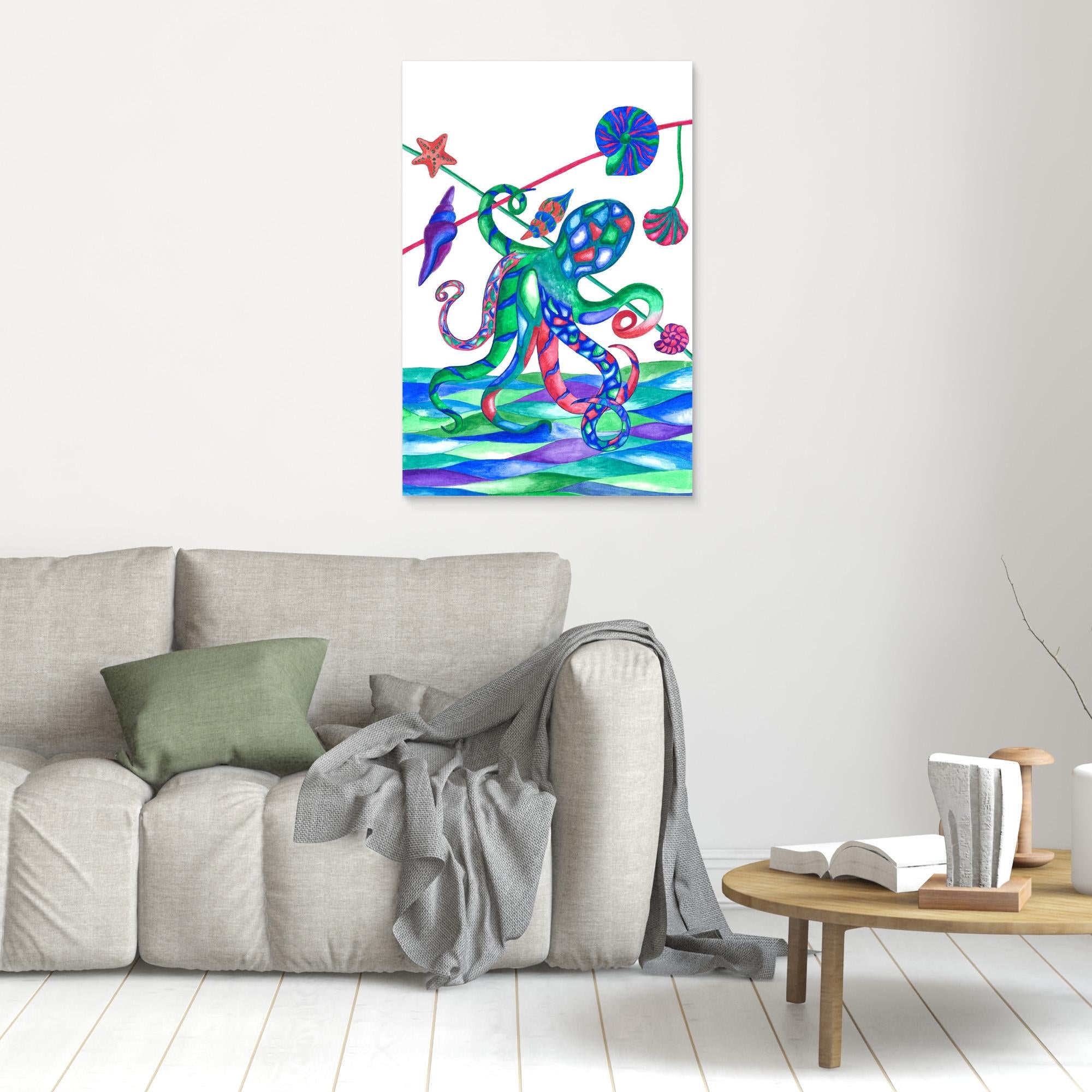 Muse and the Sea. Octopus