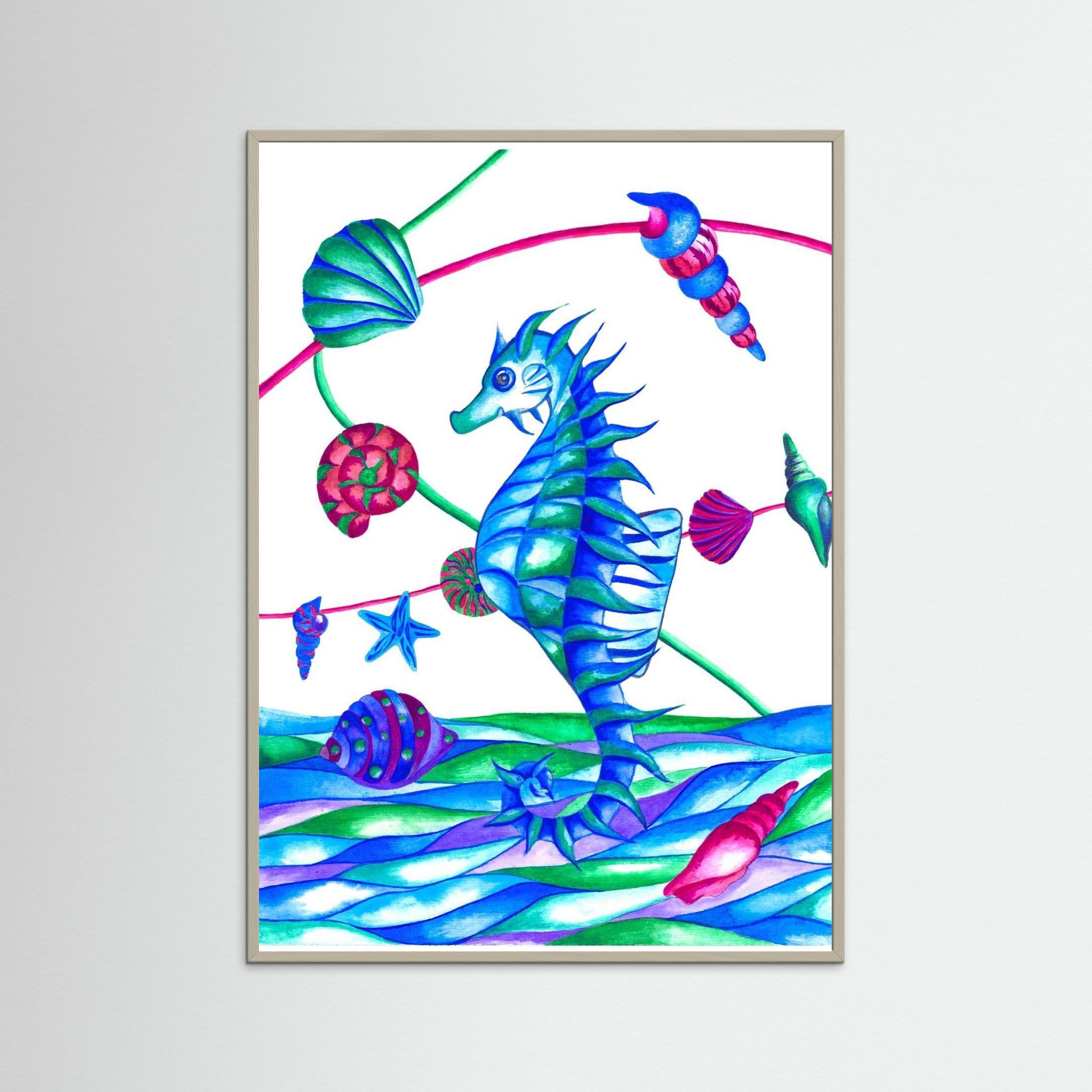 Muse and the Sea. Seahorse