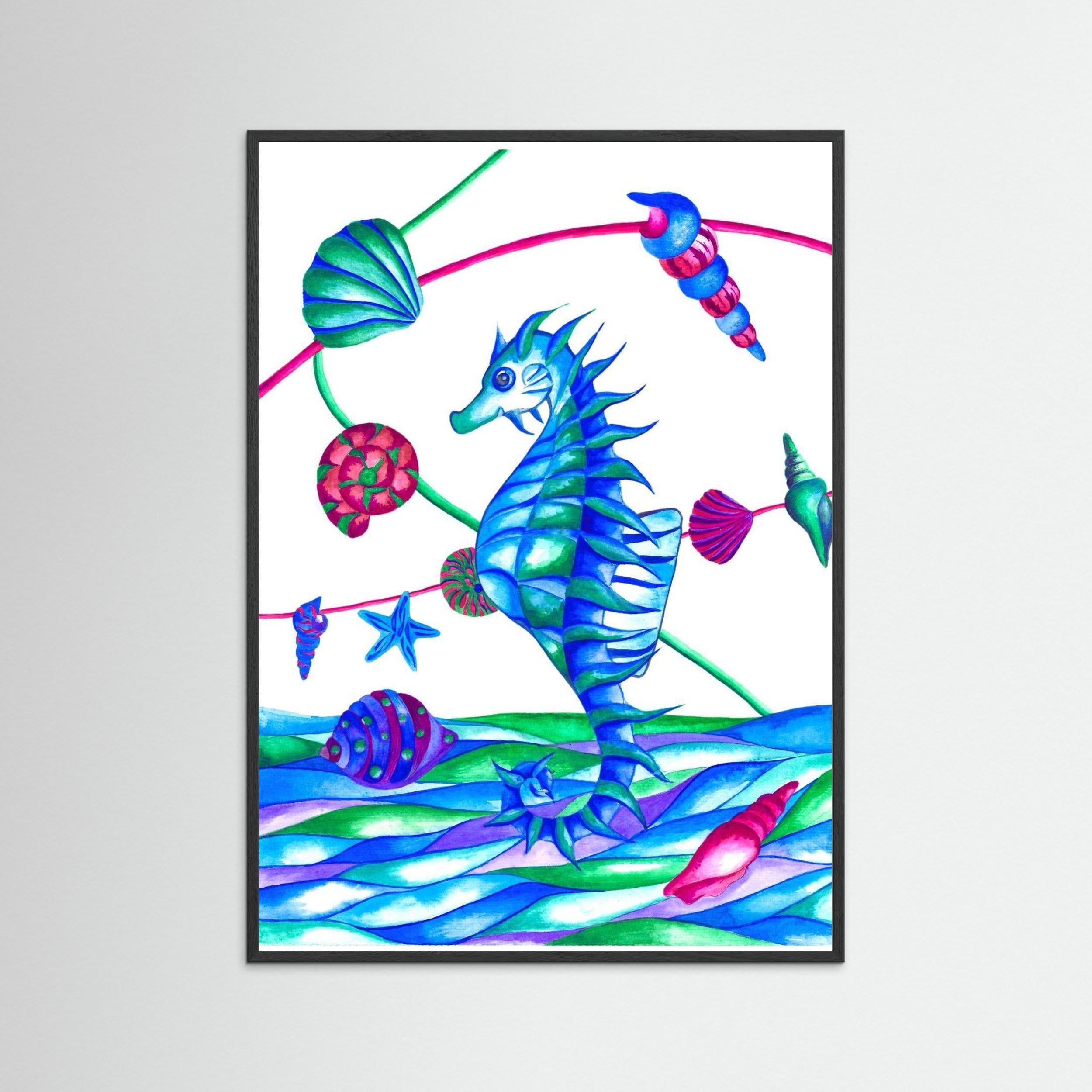 Muse and the Sea. Seahorse