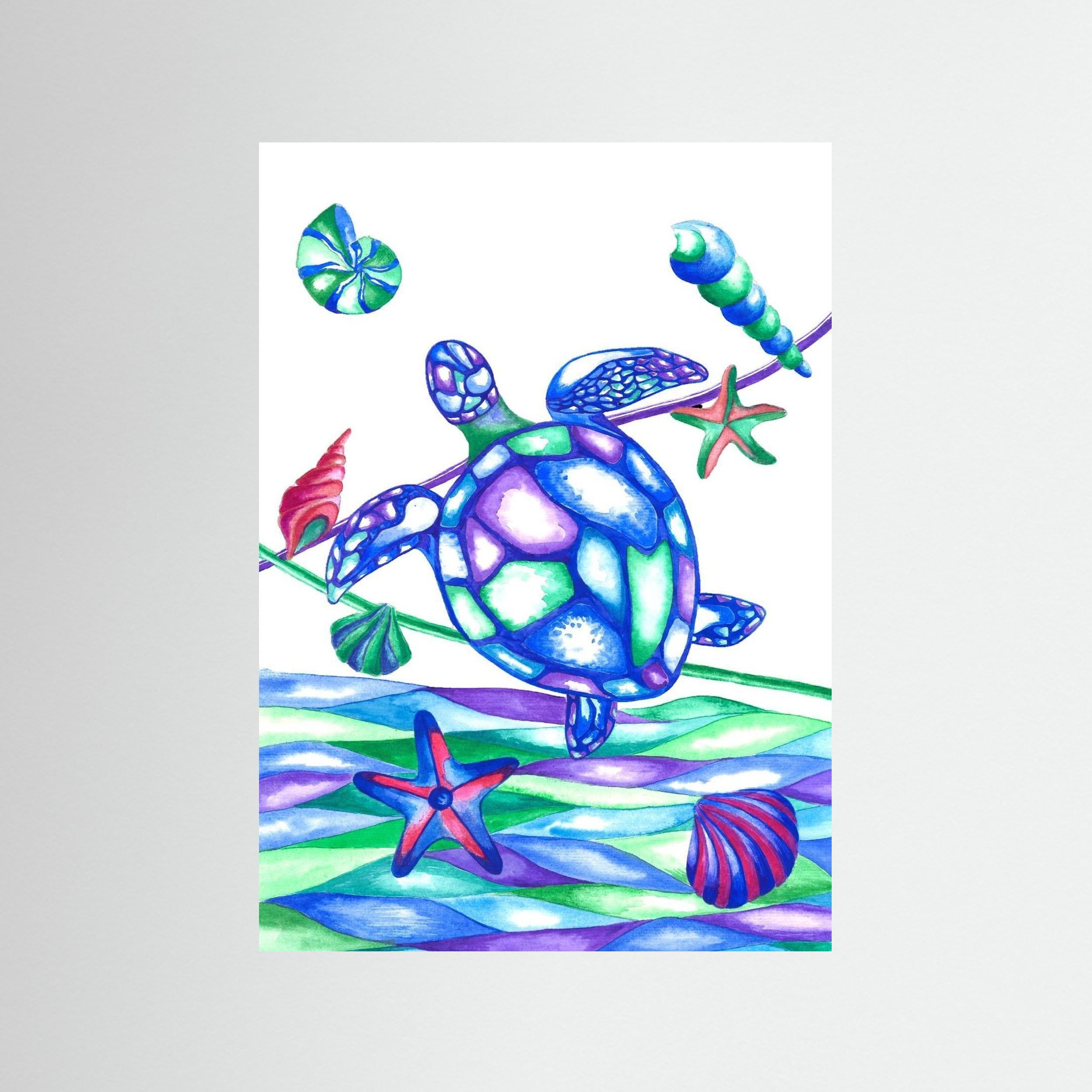 Muse and the Sea. Turtle