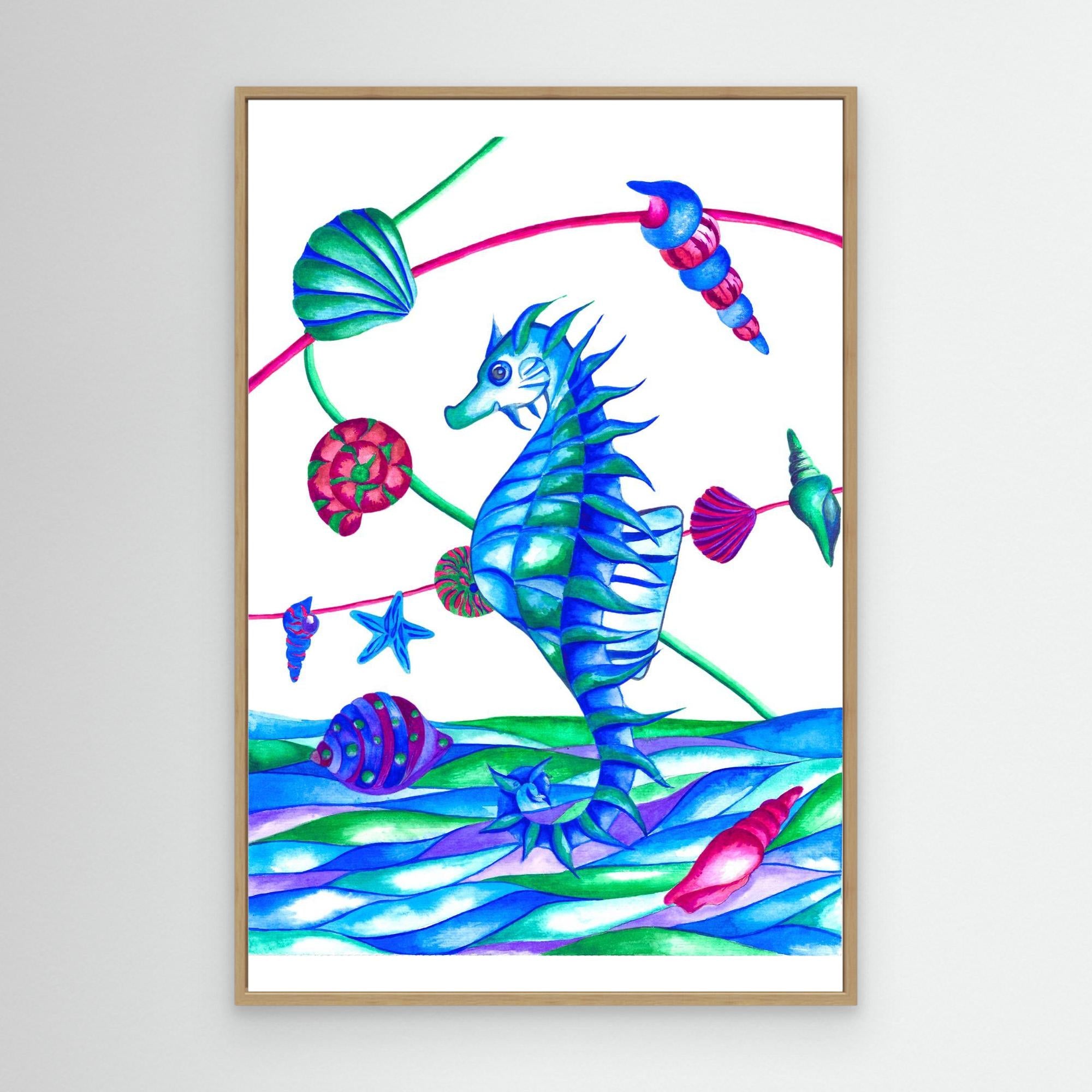 Muse and the Sea. Seahorse