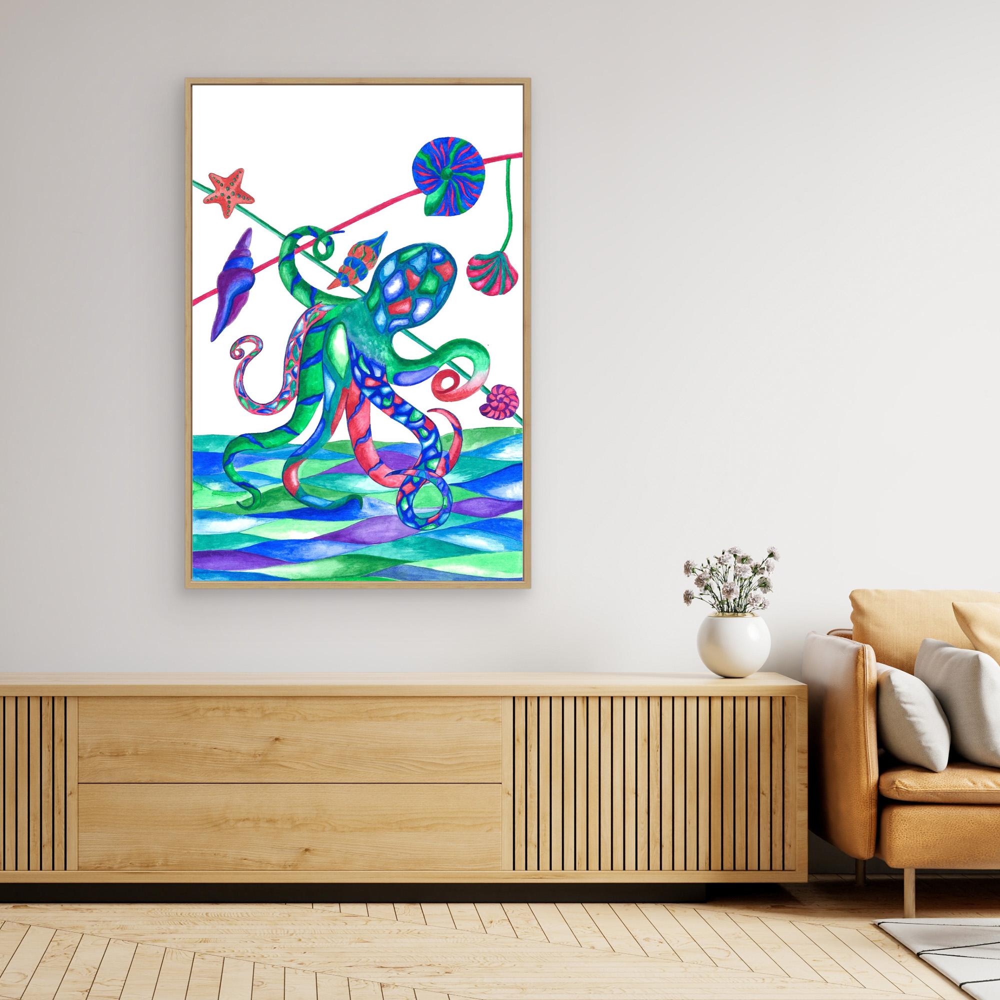 Muse and the Sea. Octopus