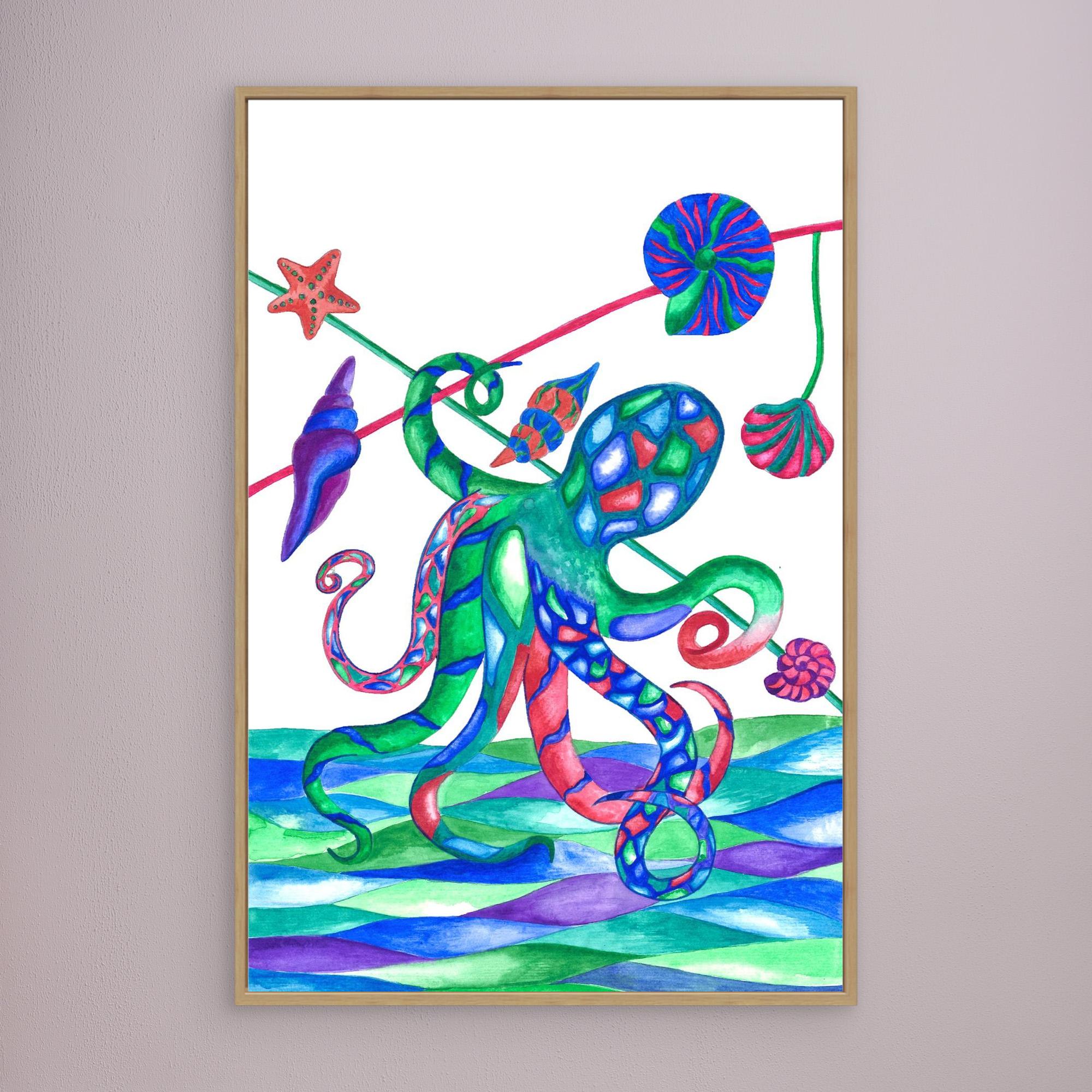 Muse and the Sea. Octopus