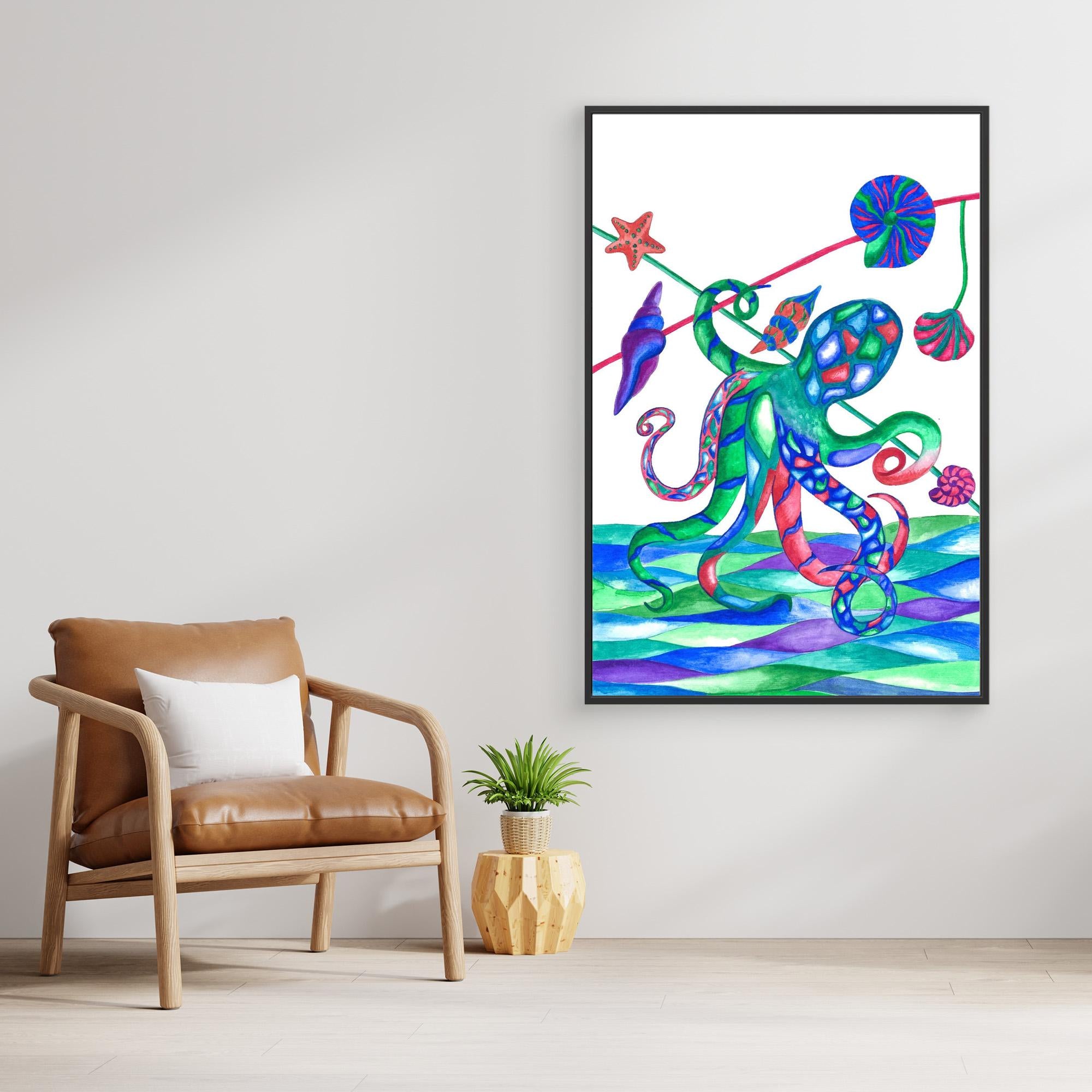 Muse and the Sea. Octopus