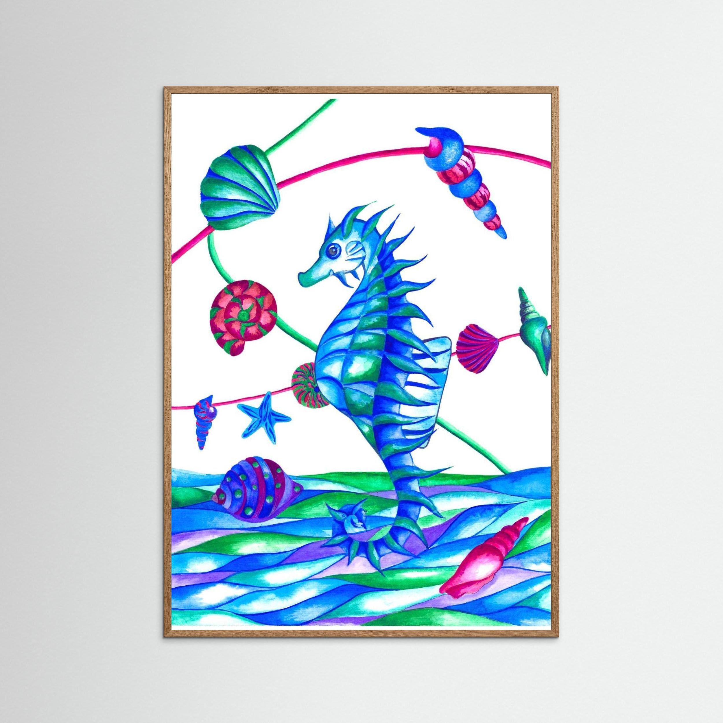 Muse and the Sea. Seahorse