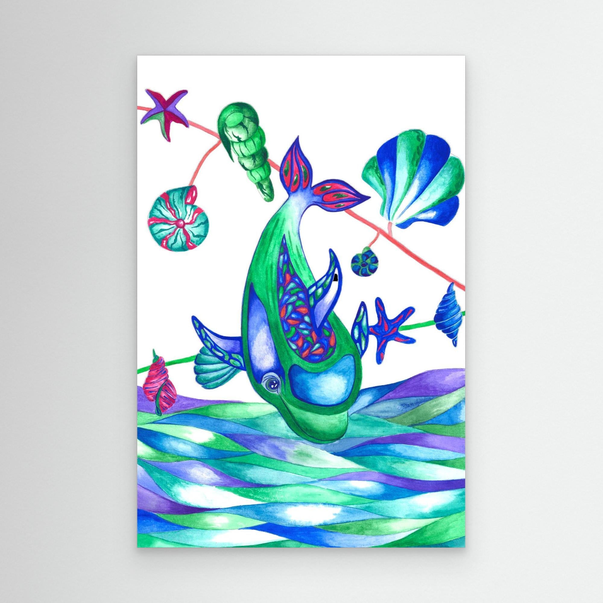 Muse and the Sea. Dolphin