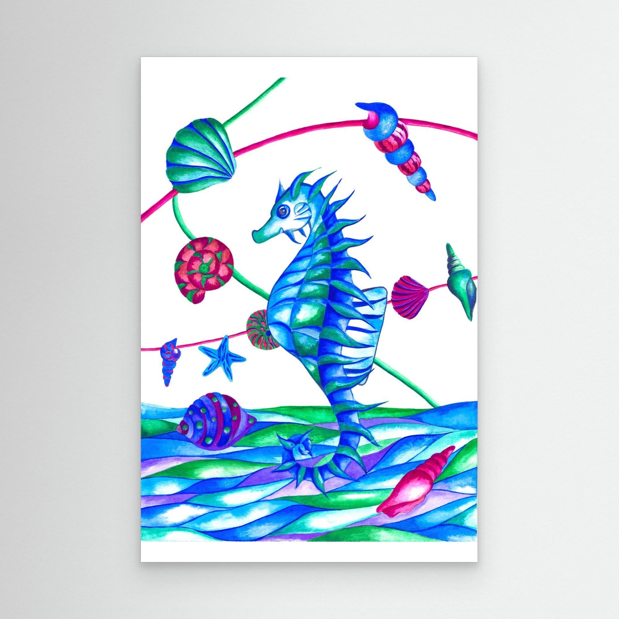 Muse and the Sea. Seahorse