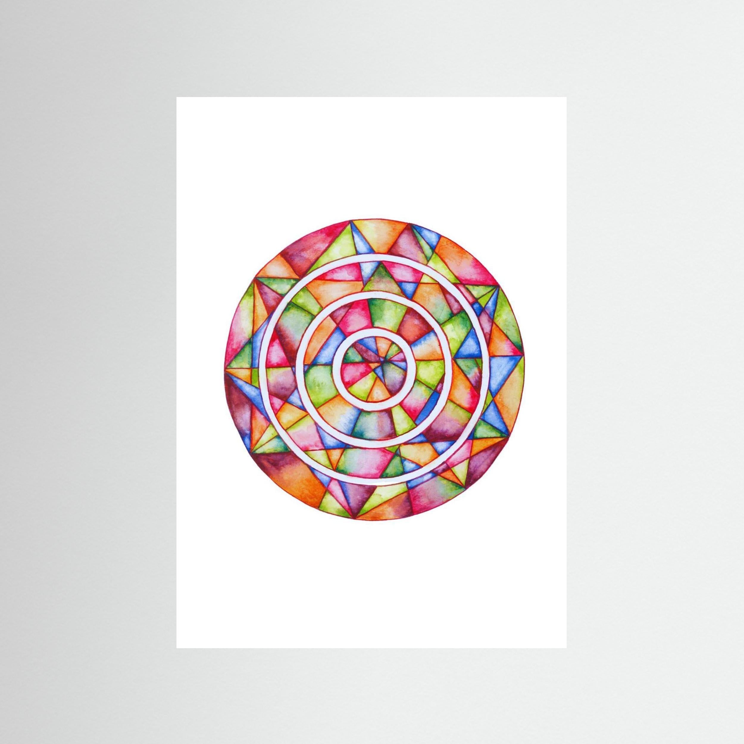 Red Mirror Mandala