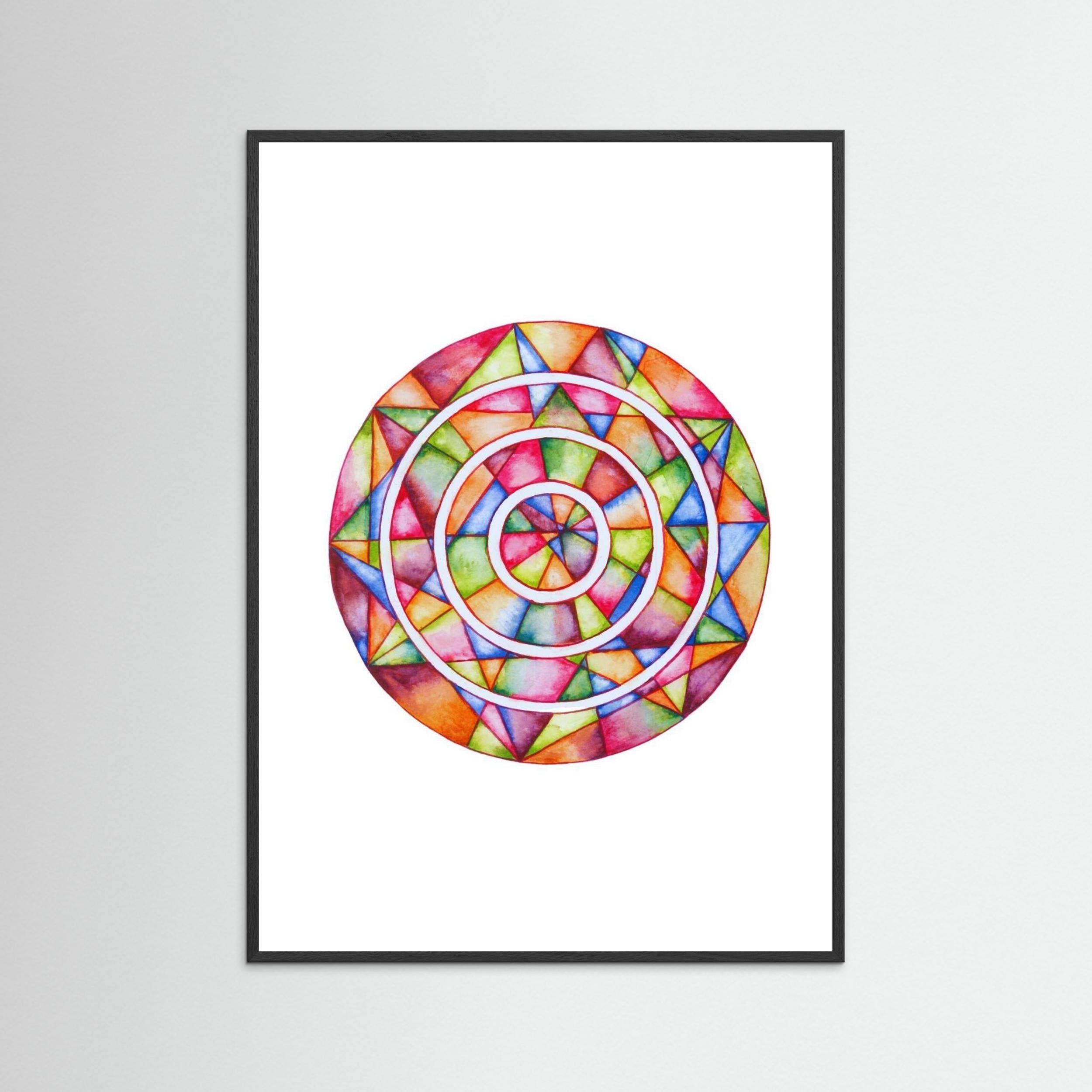 Red Mirror Mandala