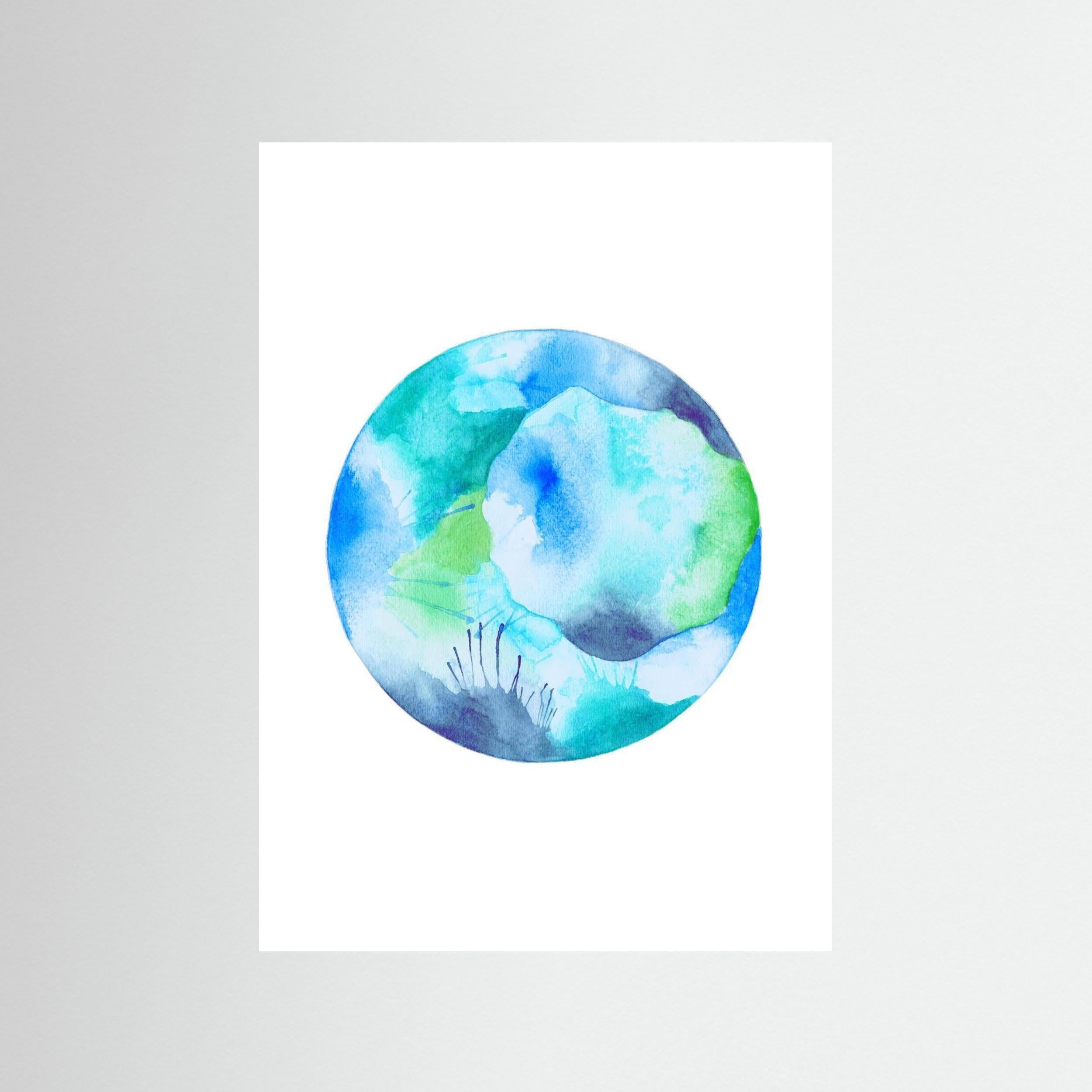 Turquoise Full Moon