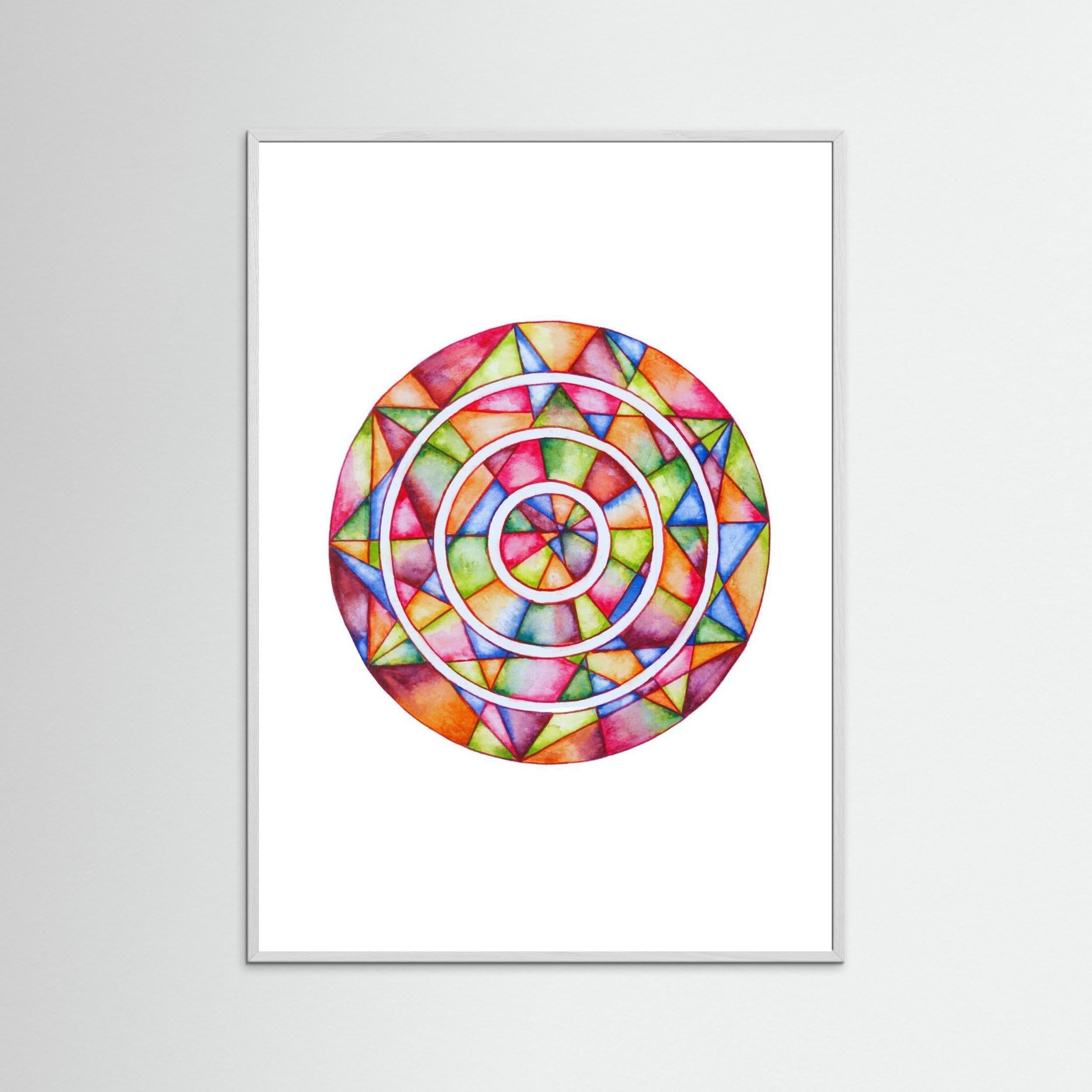 Red Mirror Mandala