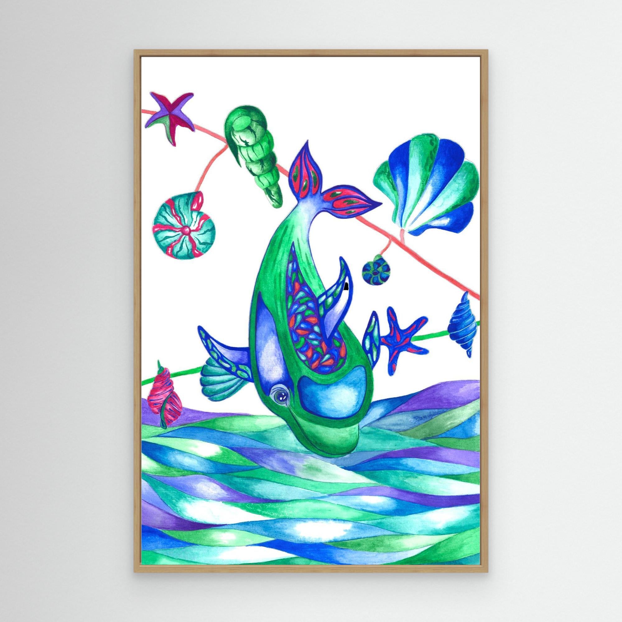 Muse and the Sea. Dolphin