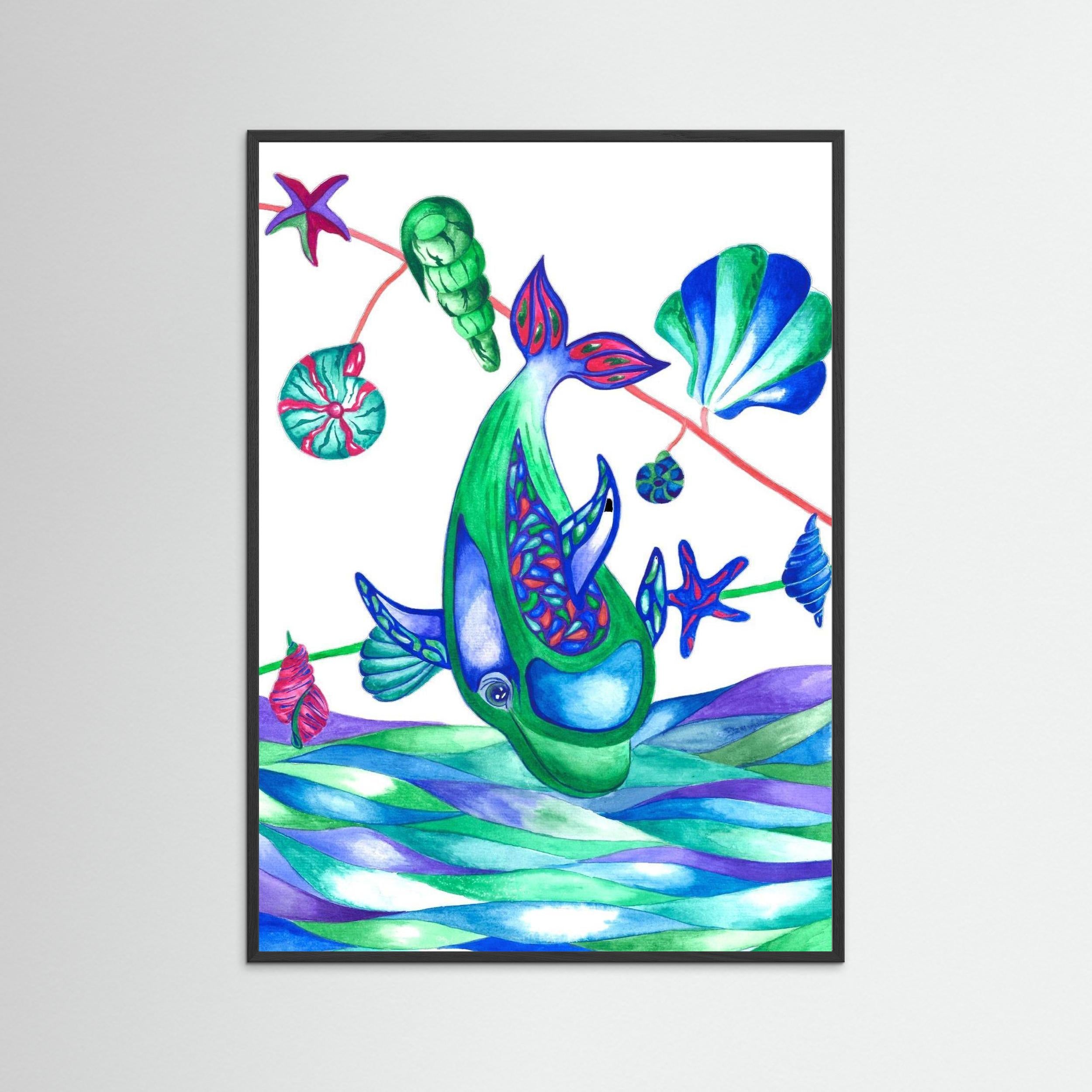 Muse and the Sea. Dolphin