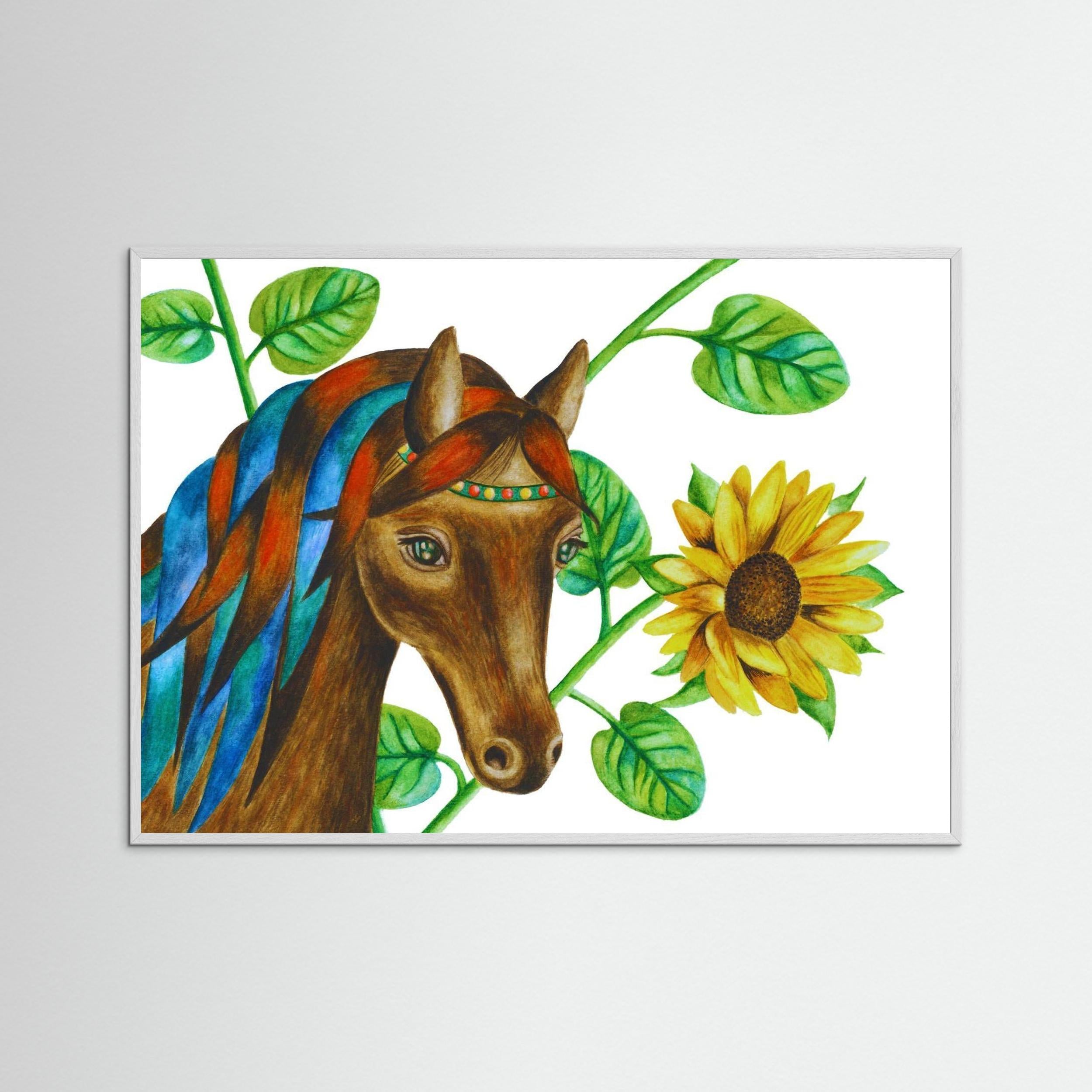 Sunflower Horse
