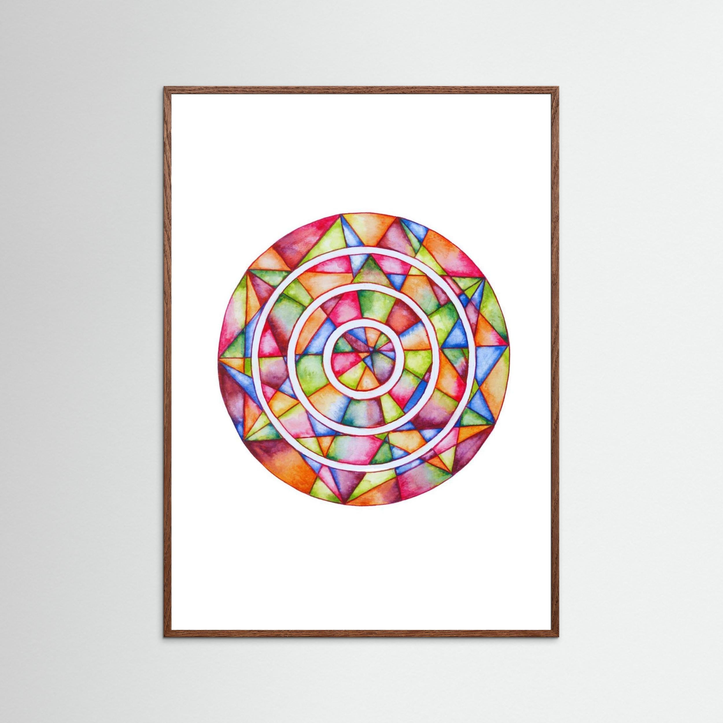Red Mirror Mandala