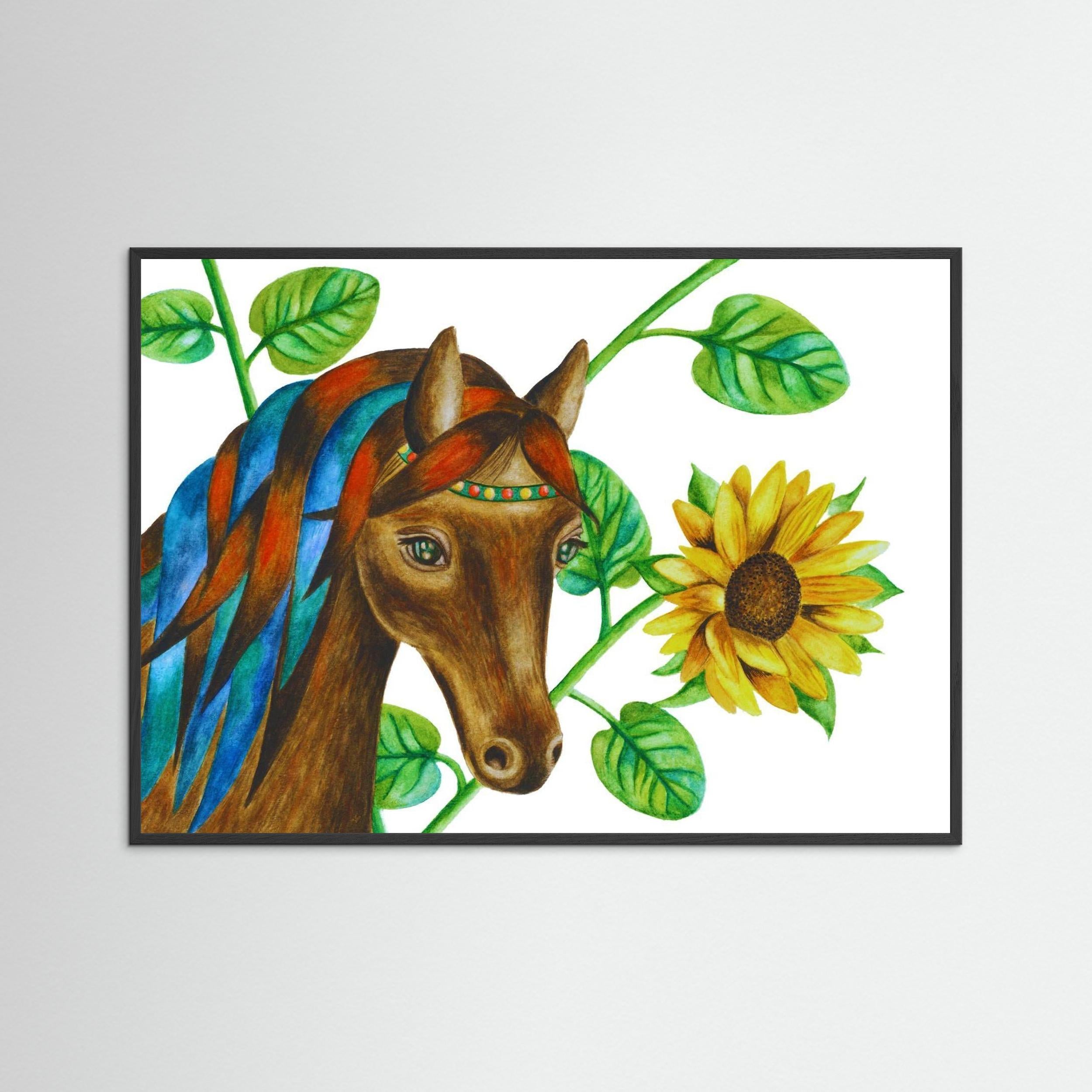 Sunflower Horse