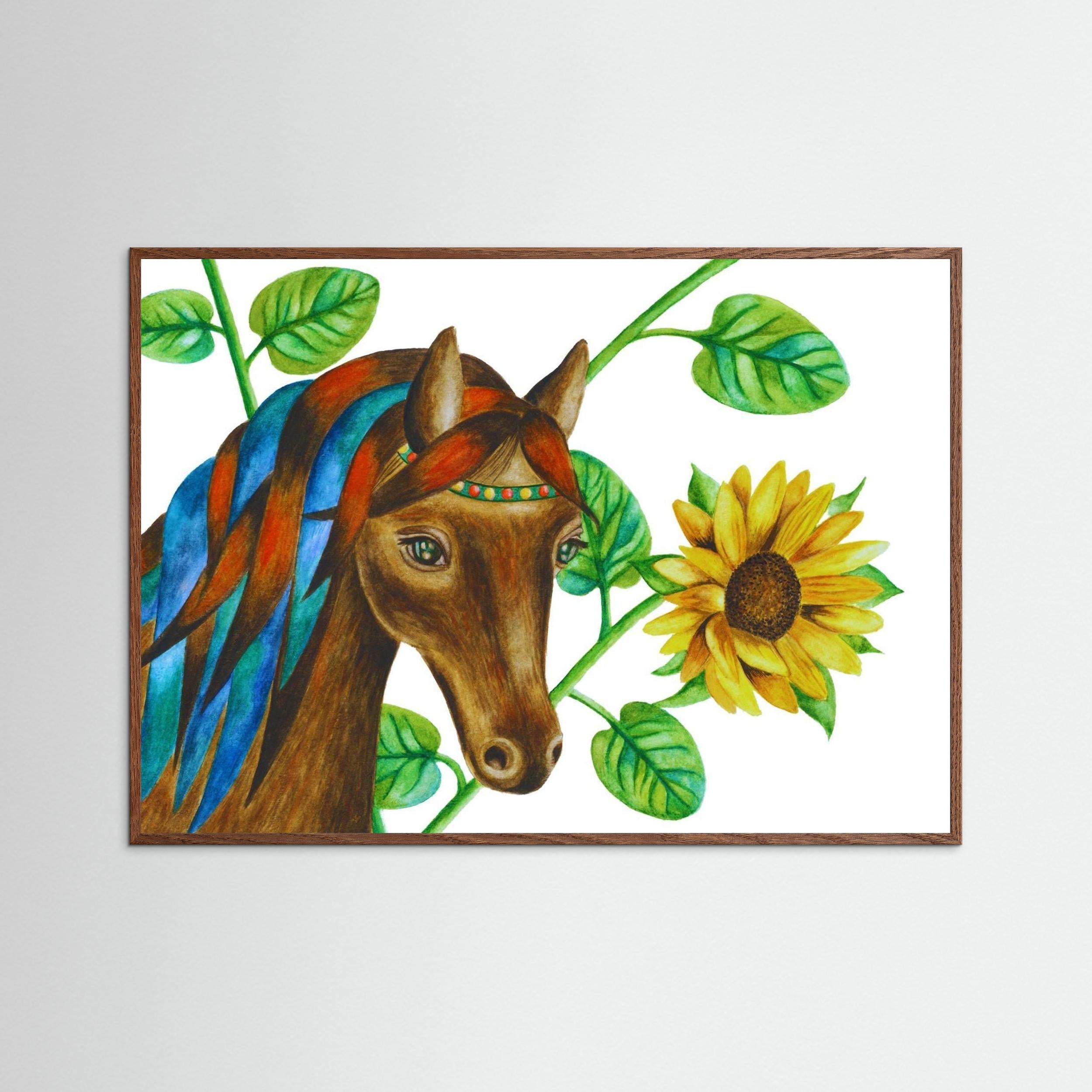 Sunflower Horse