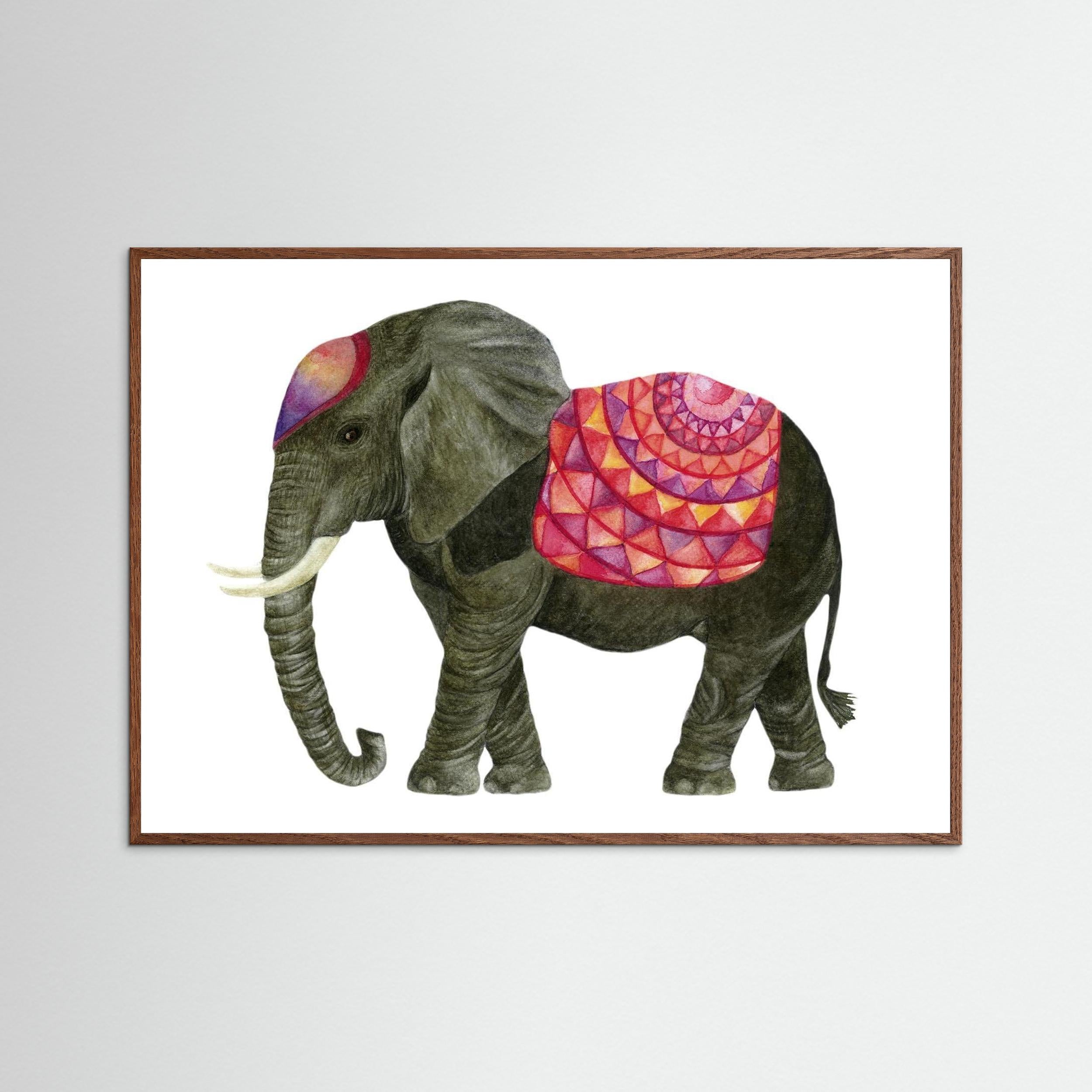 Mandala Elephant I